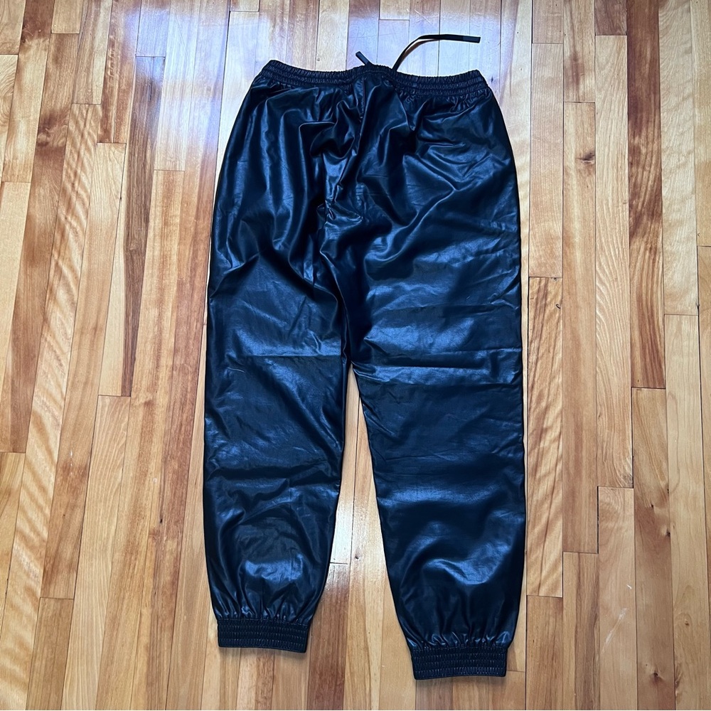 ZARA FAUX LEATHER JOGGERS